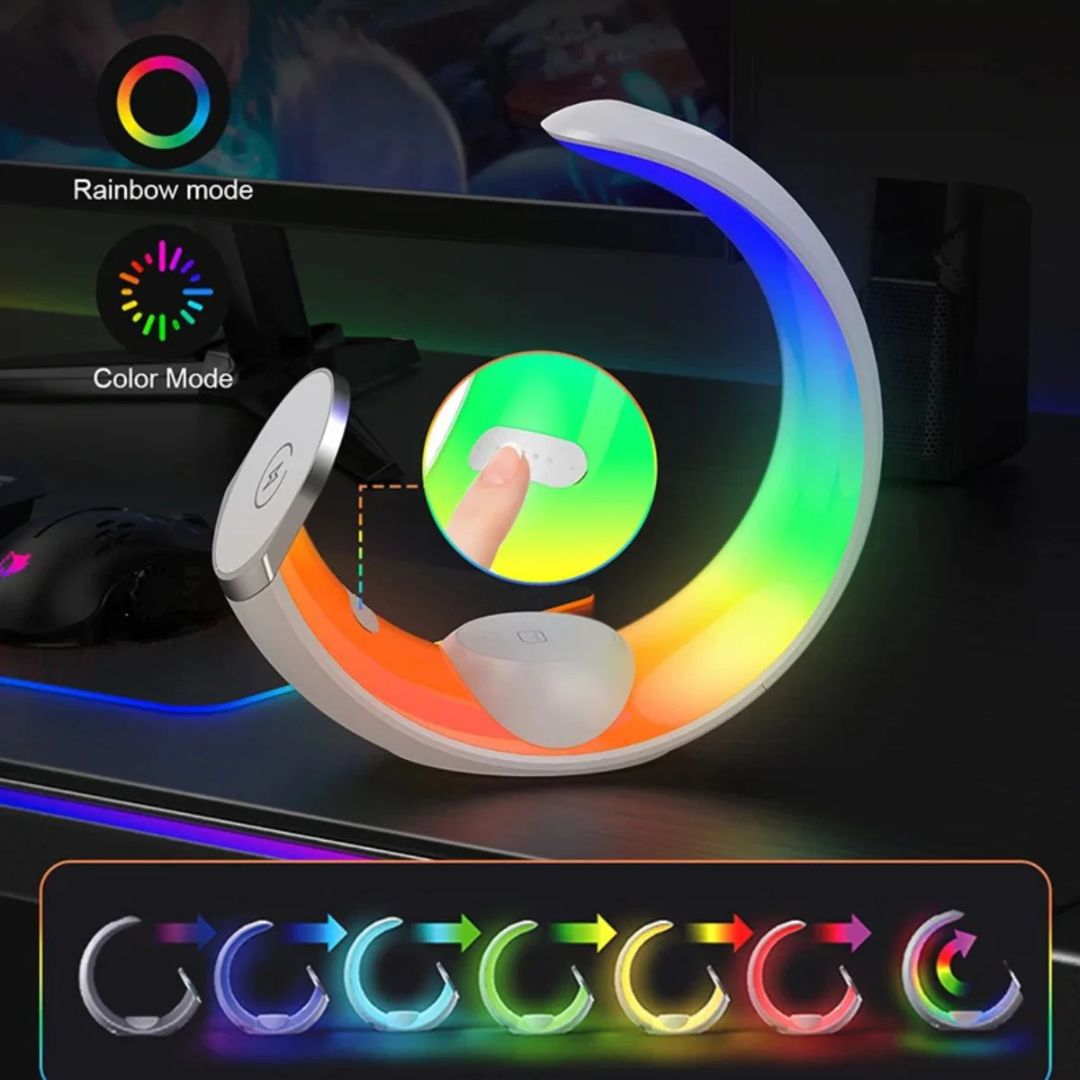 Caricabatterie wireless arcobaleno