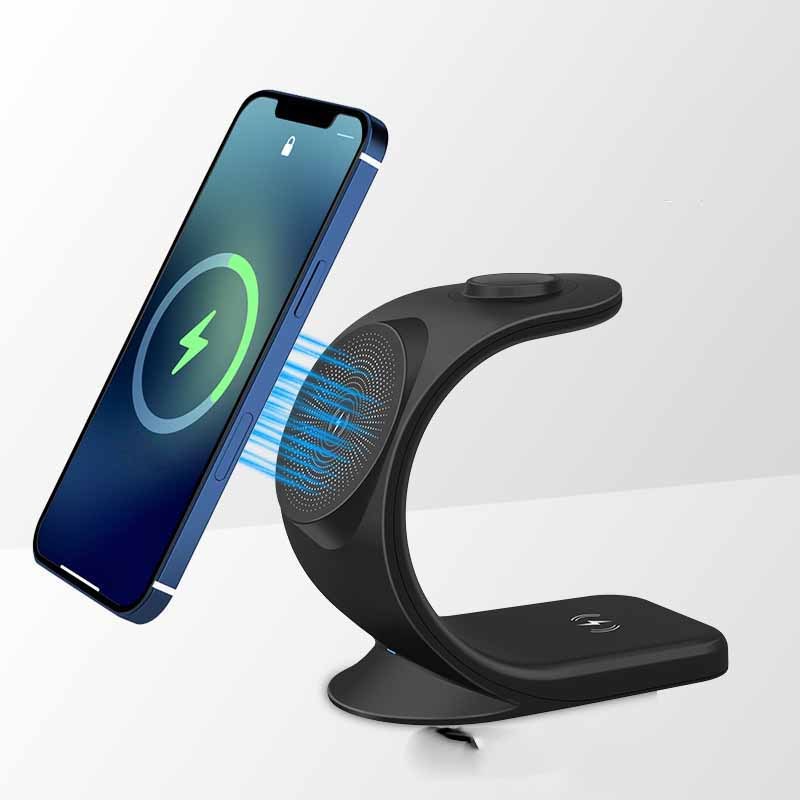 Caricabatterie wireless magnetico 3in1 MultiDock