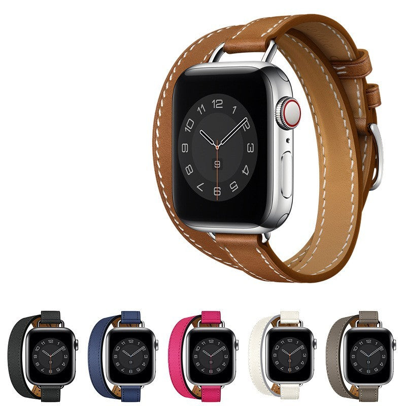 Cinturino Apple Watch in pelle bovina Double Tour