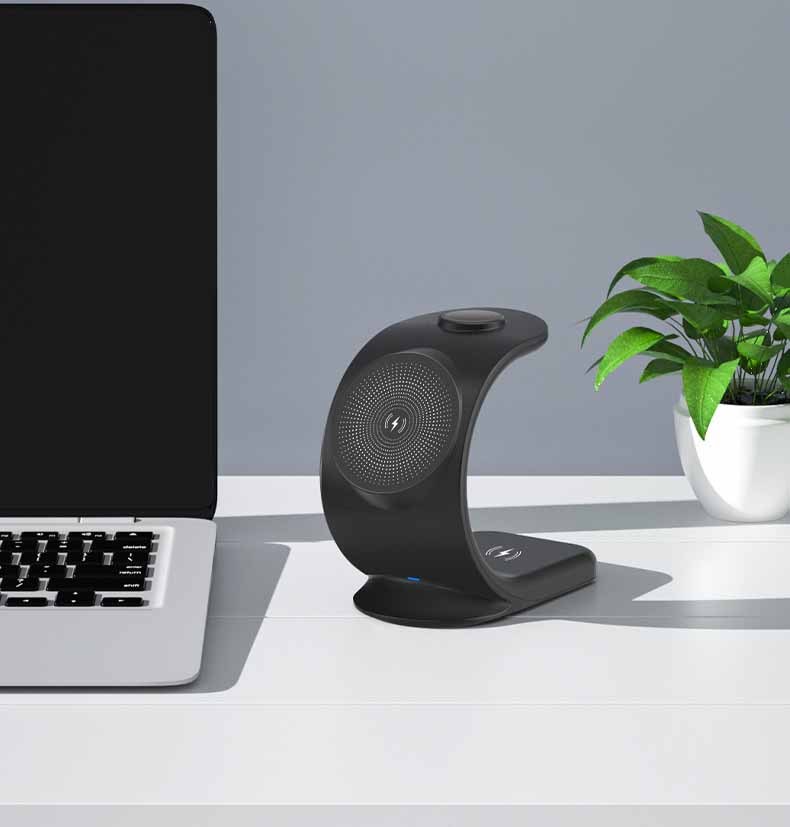 Caricabatterie wireless magnetico 3in1 MultiDock