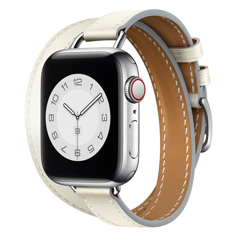 Cinturino Apple Watch in pelle bovina Double Tour