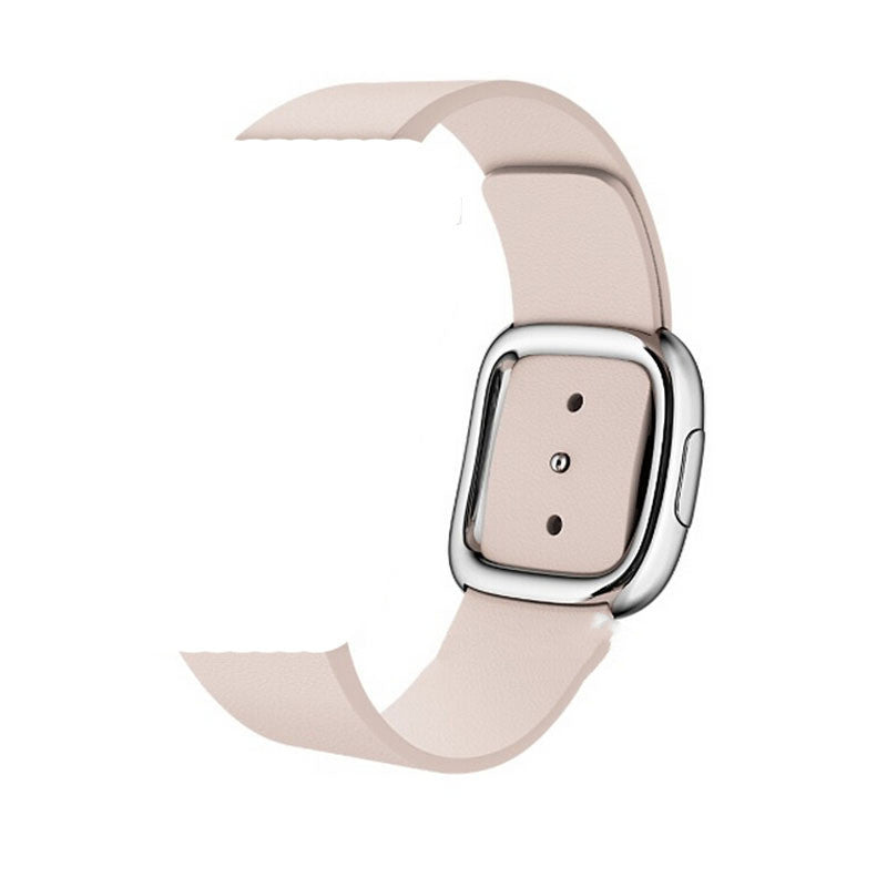 Cinturino in pelle con fibbia moderna per Apple Watch